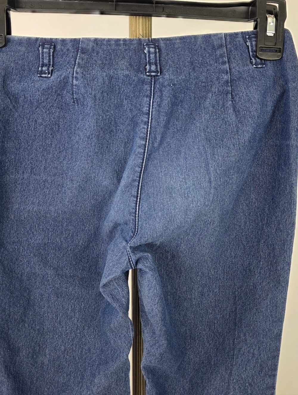 Limited Too Vintage Y2K Girl's Medium Wash Wide Leg Flare Sleek Denim Jeans 10 - Picture 5 of 6
